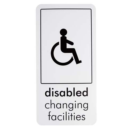 DISABLED CHANGING SIGN