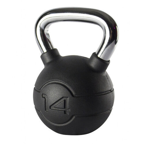 KETTLEBELL - CHROME/RUBBER (14kg)