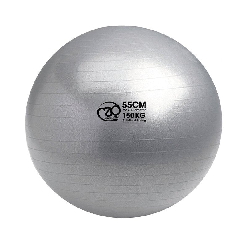 MAD 150kg ANTI-BURST SWISS BALL (55cm) & PUMP