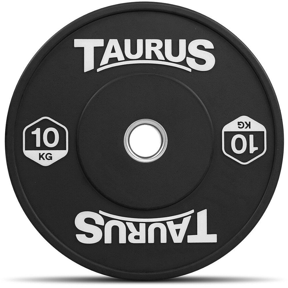 RUBBER BUMPER PLATE - BLACK (10kg)