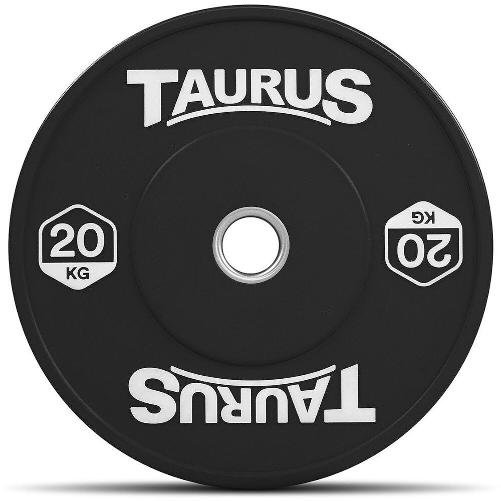 RUBBER BUMPER PLATE - BLACK (20kg)