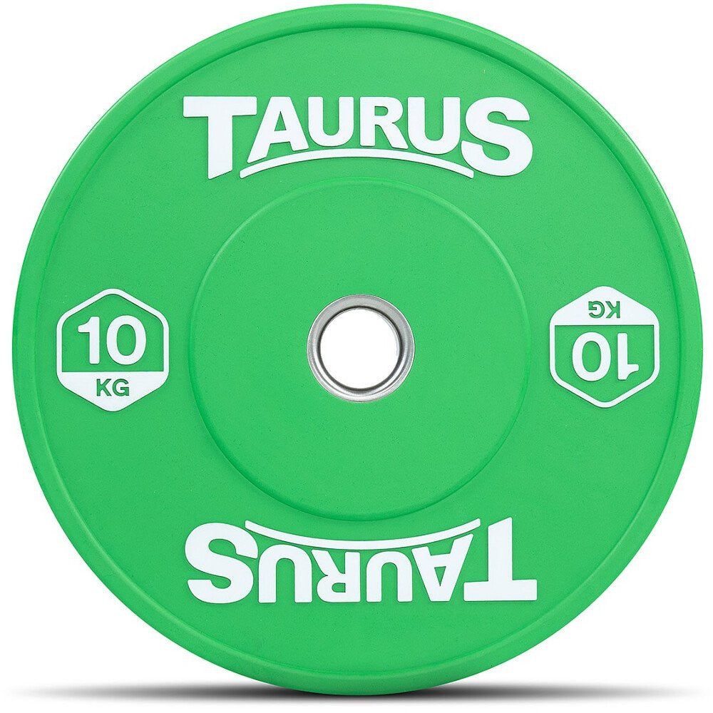 RUBBER BUMPER PLATE - GREEN (10kg)