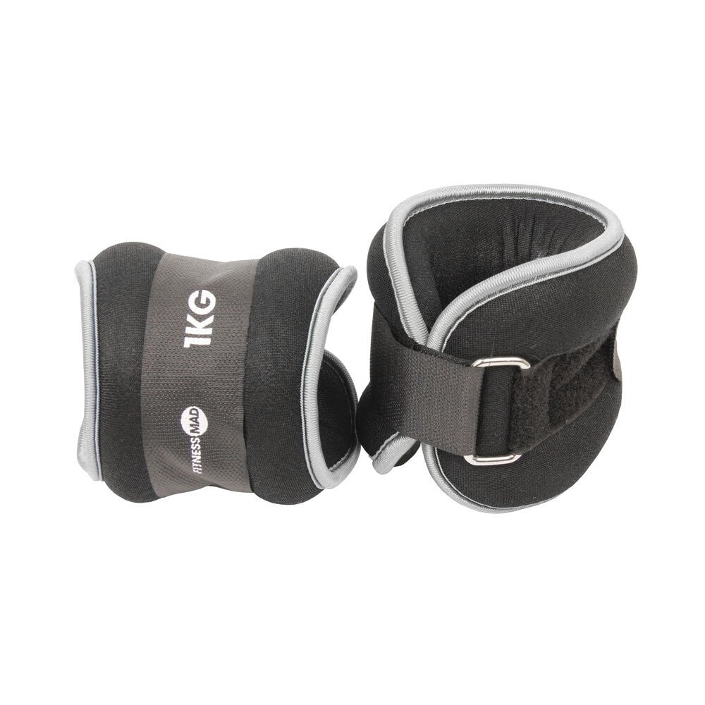 WRIST & ANKLE WEIGHTS - NEOPRENE (1kg)