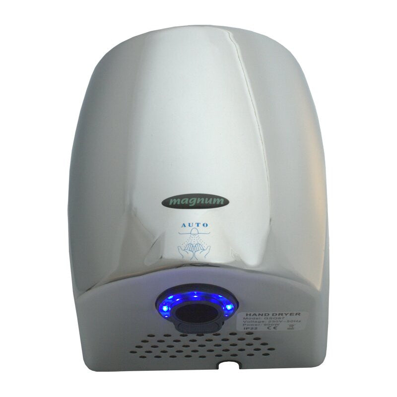 MAGNUM BLUE LIGHTENING HAND DRYER - CHROME