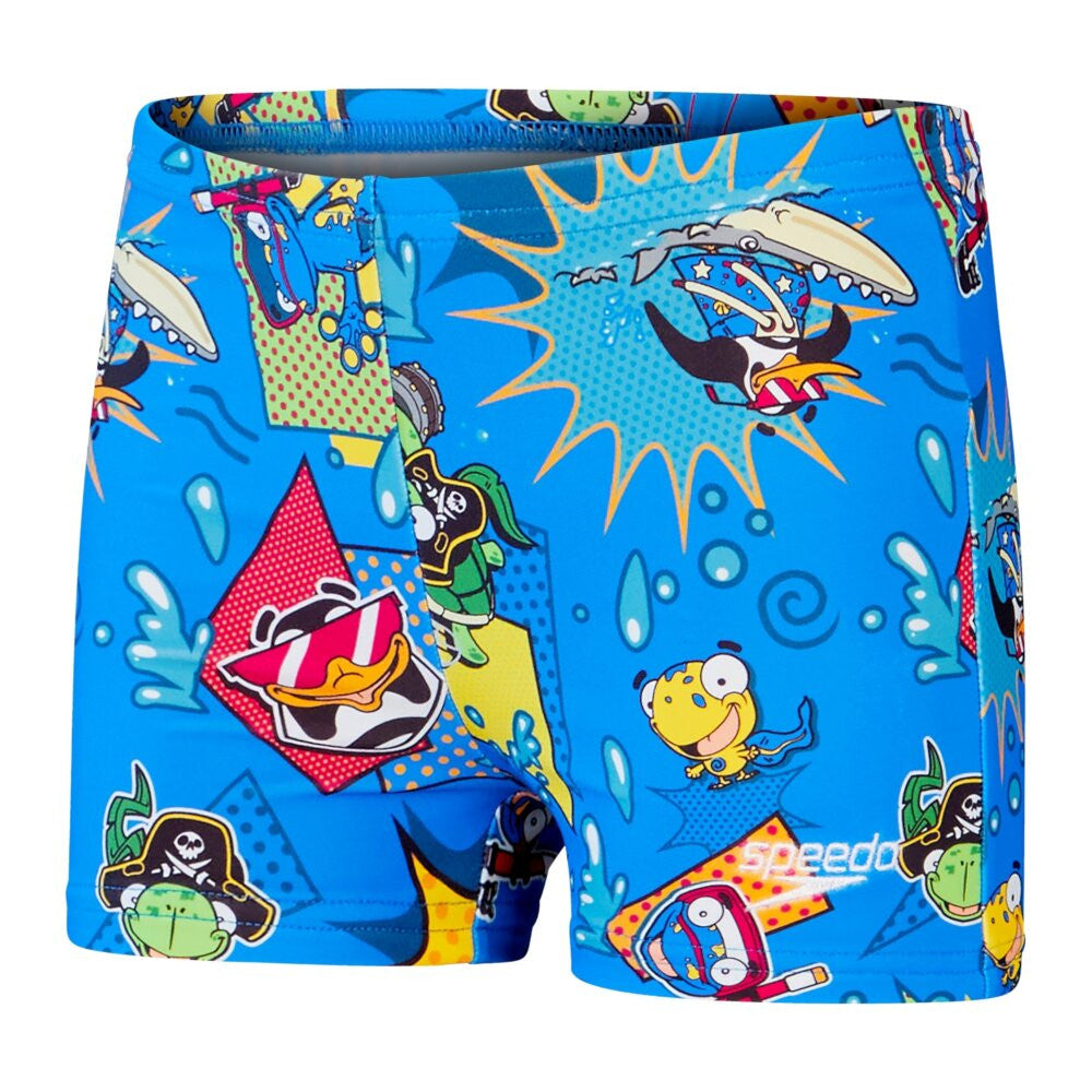 SPEEDO INFANT LTS PRINTED AQUASHORTS - BLUE