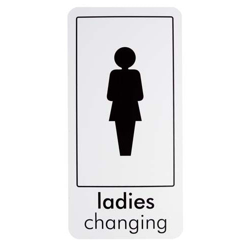 LADIES CHANGING SIGN
