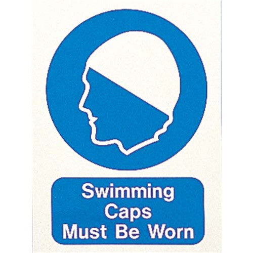 SWIMMING CAPS MUST BE WORN SIGN – onlyswim