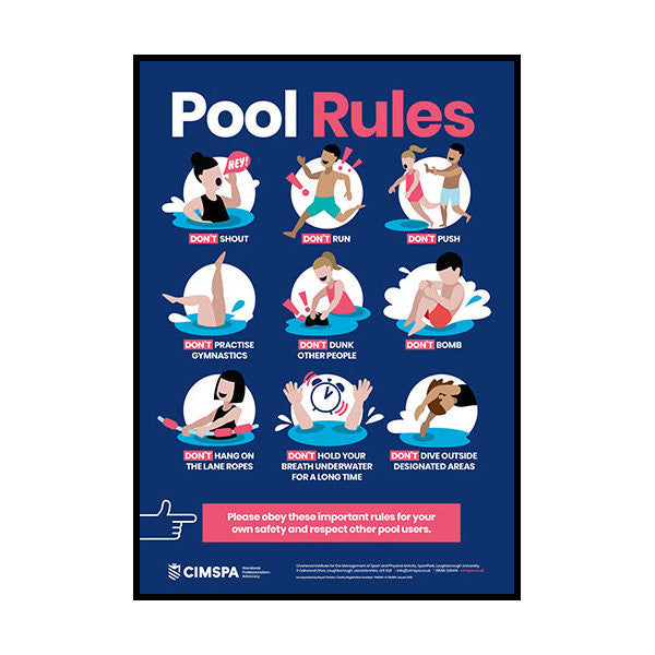 CIMSPA POOL RULES POSTER