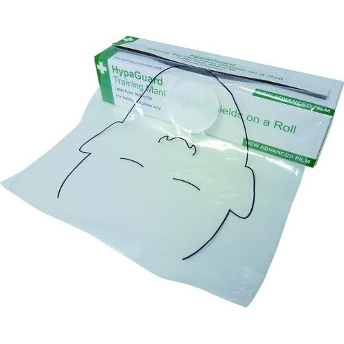 HYPAGUARD TRAINING MANIKIN FACE SHIELDS ROLL