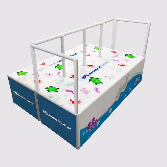 JPL DOUBLE POOL PLATFORM WITH RAIL (LARGE)