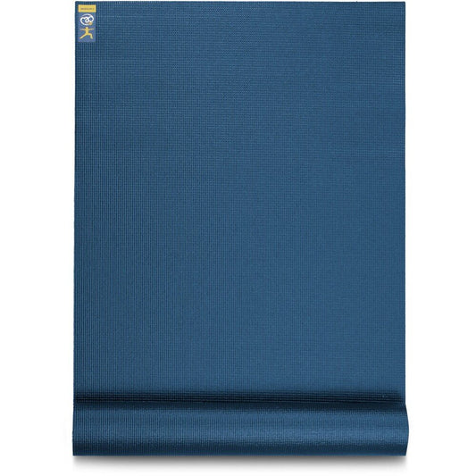YOGA-MAD WARRIOR II YOGA MAT - DARK BLUE (4mm)