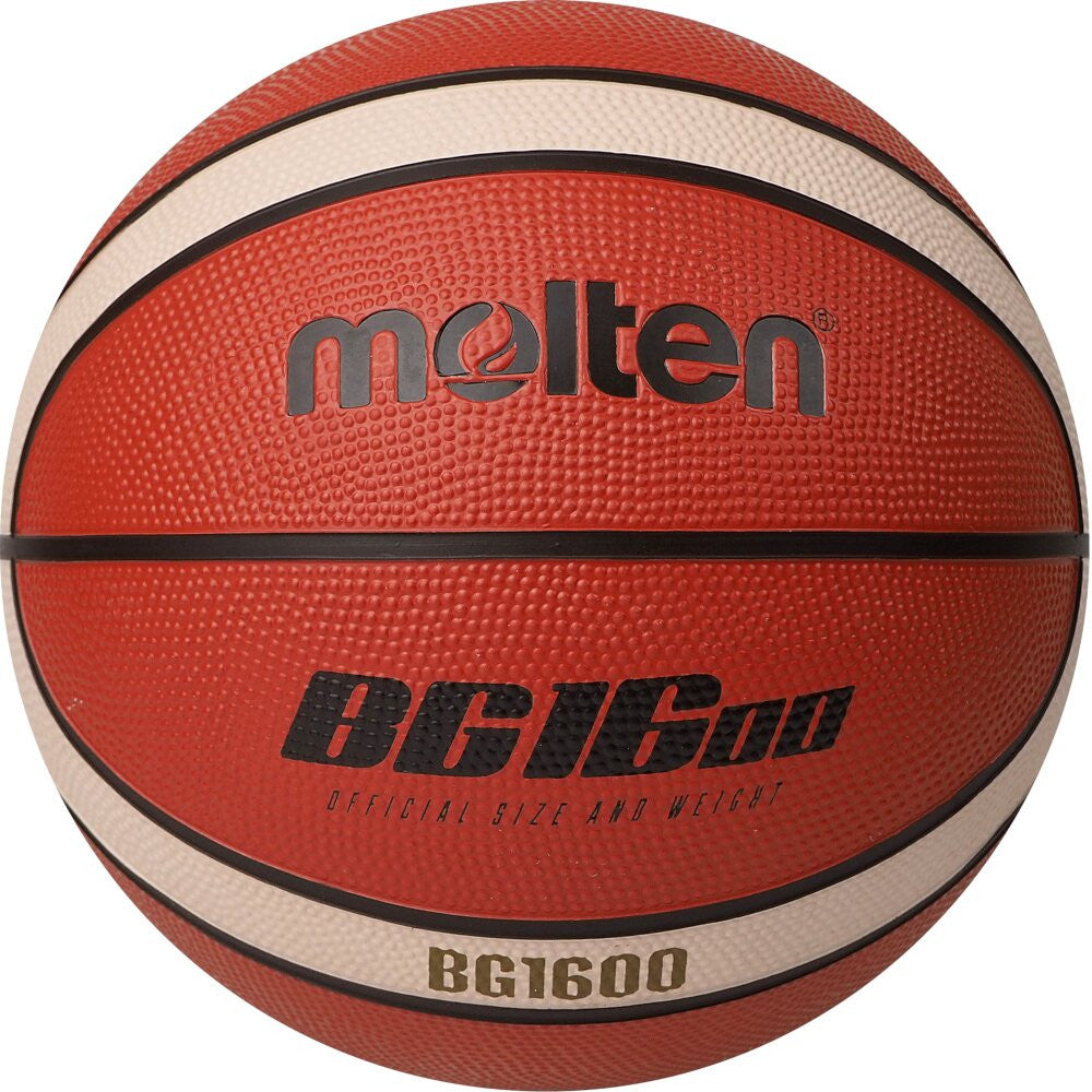 MOLTEN BG1600 BASKETBALL - TAN/CREAM (SIZE 7)