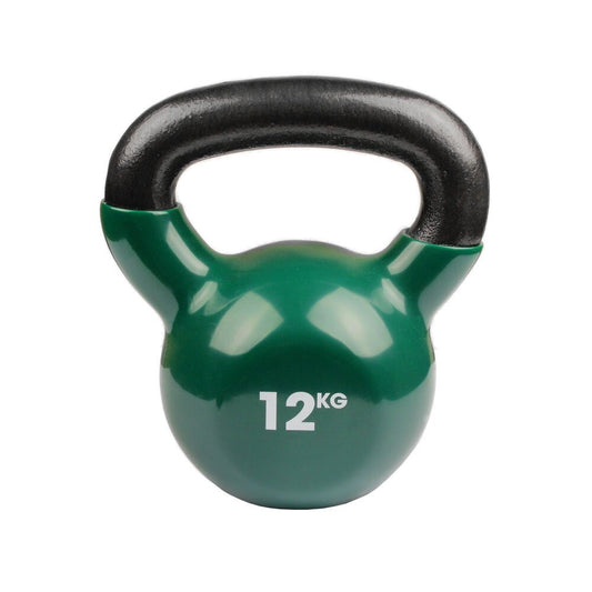 MAD VINYL COVERED KETTLEBELL - GREEN (12kg)
