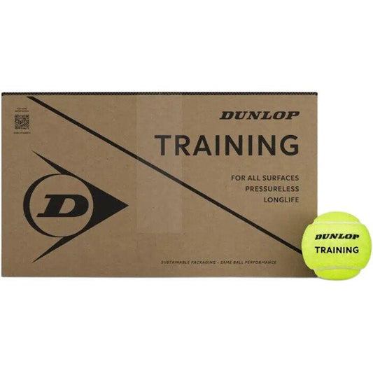 DUNLOP TRAINING TENNIS BALLS - BOX (72)