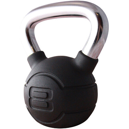 KETTLEBELL - CHROME/RUBBER (8kg)