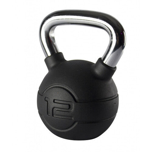 KETTLEBELL - CHROME/RUBBER (12kg)