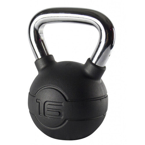 KETTLEBELL - CHROME/RUBBER (16kg)