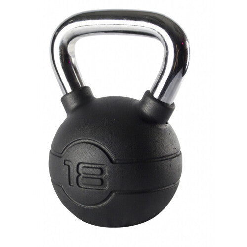 KETTLEBELL - CHROME/RUBBER (18kg)