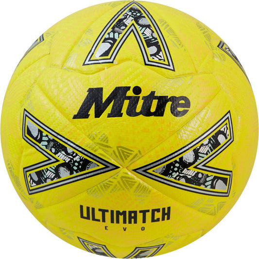 MITRE ULTIMATCH PLUS FOOTBALL - YELLOW (SIZE 5)