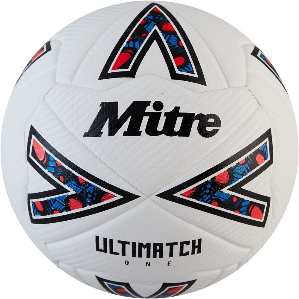 MITRE ULTIMATCH ONE FOOTBALL - WHITE (Size 4)