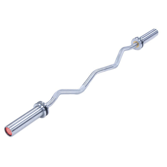 STEEL SERIES OLYMPIC CURL BAR WITH BEARINGS (1200mm / 4')
