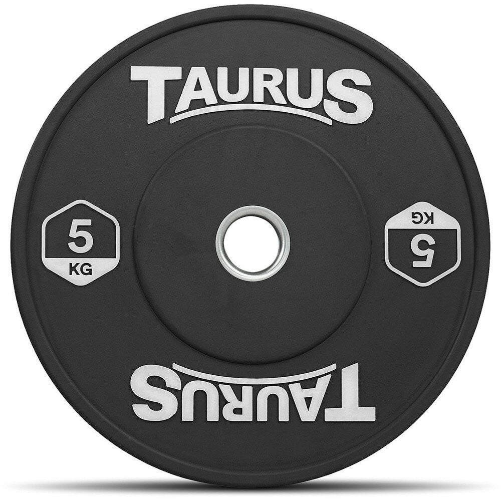 RUBBER BUMPER PLATE - BLACK (5kg)