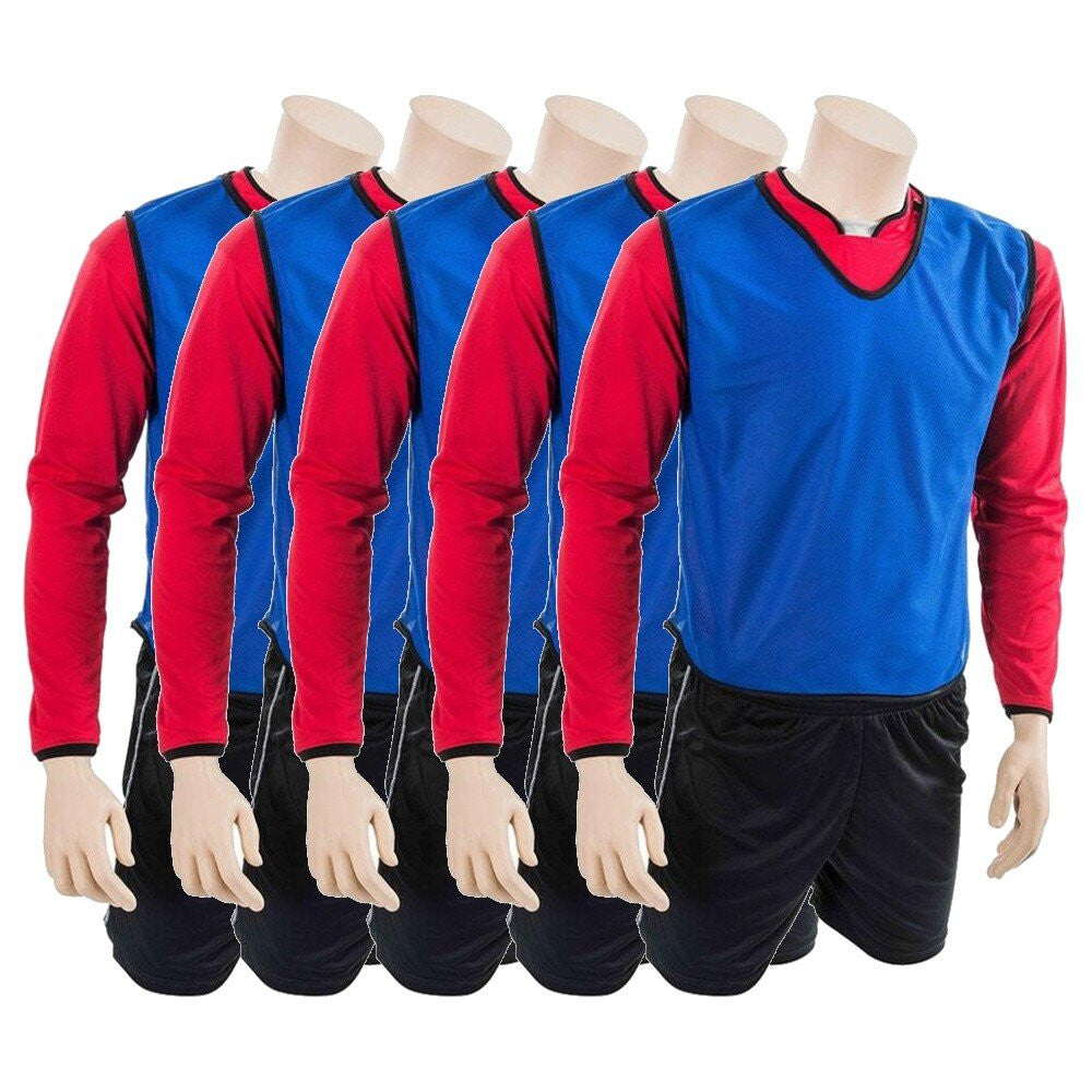 ADULT SOCIAL BASKETBALL BIB PACK - ROYAL BLUE (5)