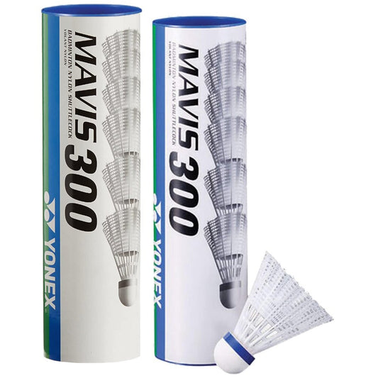 YONEX MAVIS 300 SHUTTLECOCKS - WHITE SKIRT (BLUE)