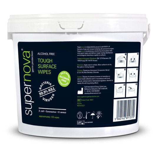SUPERNOVA ALCOHOL-FREE TOUGH SURFACE WIPES