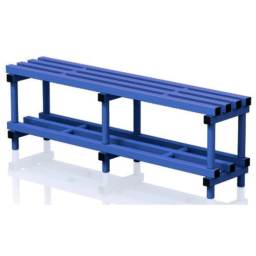 VENDIPLAS SPORTS & LEISURE BENCH - BLUE 1.5m SINGLE 350