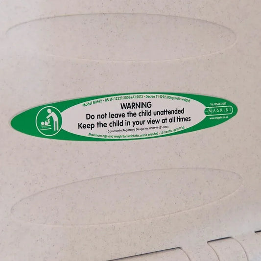 MAGRINI INSIDE LABEL FOR HORIZONTAL BABY CHANGING UNIT