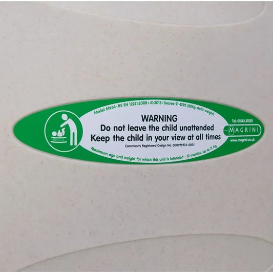MAGRINI INSIDE LABEL FOR VERTICAL BABY CHANGING UNIT