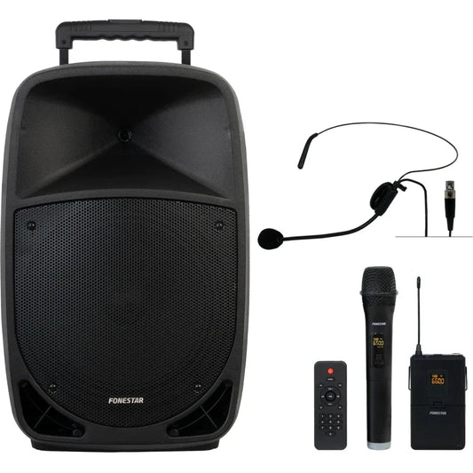 FONESTAR MALIBU 312 PORTABLE BLUETOOTH PA SPEAKER