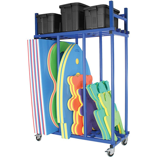 VENDIPLAS POOLSIDE STORAGE TROLLEY - BLUE