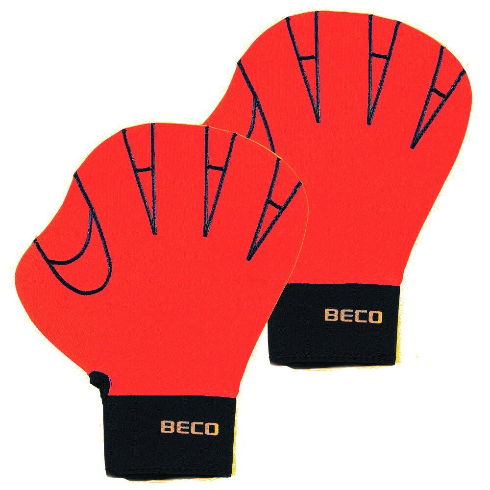 BECO AQUA GLOVES - RED (MEDIUM)