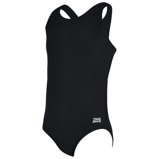 ZOGGS JUNIOR COTTESLOE SPORTSBACK SWIMSUIT - BLACK