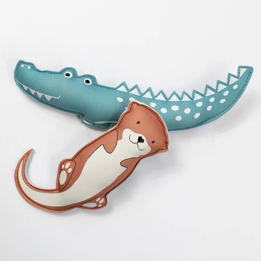 FLOATING SNIPPETS POOL TOYS - CROC & OTTER